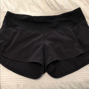 Black lulu lemon shorts